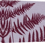 Erin Rafferty art print - Lilac ferns poster