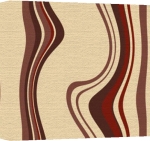Erin Rafferty art print - Mocha Twirl poster