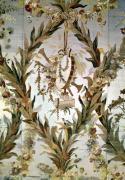 Mural silk of the Empress' Bedroom 1787 giclee art print