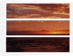 Erin Rafferty art print - Ocean Sunset Triptych poster