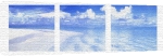 Erin Rafferty art print - Paradise Shore Triptych poster