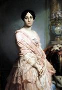Portrait of Madame F 1850 giclee art print