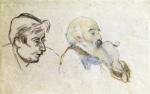 Gauguin & Pissarro art print