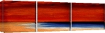 Erin Rafferty art print - Primal Shores Triptych poster