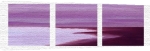 Erin Rafferty art print - Purple Shores Triptych poster