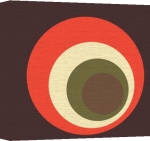Erin Rafferty art print - Retro Olive poster
