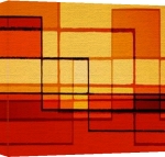 Erin Rafferty art print - Saffron Glow poster