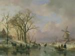 Andreas Schelfhout art print