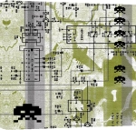 Erin Rafferty art print - Space Invaders poster
