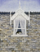 St.Helier Dormer Cat giclee art print