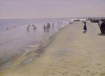 Summer Day at the South Beach of Skagen, 1884 giclee art print
