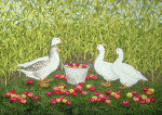 Sweetcorn-Geese giclee art print