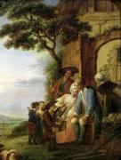 Francois Louis Joseph Watteau art print
