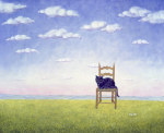 The Chair Cat giclee art print