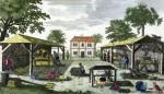 French School art print