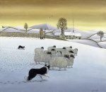 The Fells in Winter, 1984 giclee art print