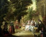 Francois Louis Joseph Watteau art print