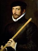 The One-Eyed Flautist 1566 giclee art print