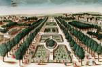 View of the Jardin des Plantes from the Cabinet d'Histoire Naturelle giclee art print