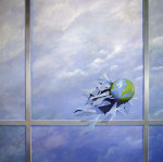 World Breaking Glass art print