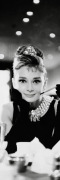 Audrey Hepburn (B&W) art print