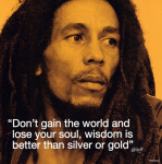 Bob Marley (I.Quote - Wisdom) art print