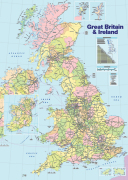 British Isles art print