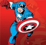 Captain America art print