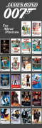 James Bond (Movie Posters) art print