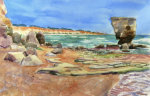 Beach, Algarve giclee art print
