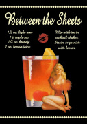 Between the Sheets Cocktail giclee art print