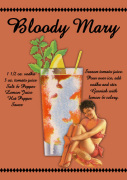 Bloody Mary Cocktail giclee art print