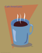 Cafe Americano giclee art print