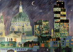 City at Night giclee art print