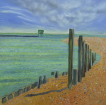 Groynes giclee art print