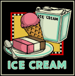 Ice Cream giclee art print