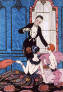George Barbier art print