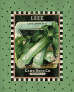 Leek Seed Pack giclee art print