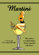 Martini giclee art print