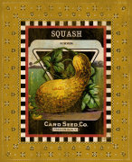 Summer Squash Seed Pack giclee art print