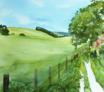 Sussex Fields giclee art print