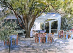 Taverna on the beach giclee art print