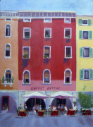 The Red Cafe giclee art print