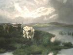 By the Lochside (Restrike Etching) art print