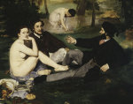 Dejeuner sur l'Herbe, 1863 (Detail) giclee art print