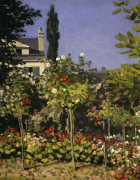 Garden in bloom art print
