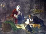 Highland Breakfast (Restrike Etching) art print