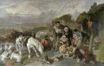 Highland Drovers (Restrike Etching) art print