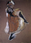 Jane Avril dancing giclee art print
