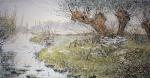 Lily Pool (Restrike Etching) art print